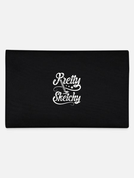 Drawing Pretty Sketchy - Pencil Case - black - Back