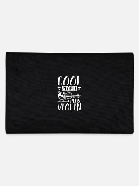 Des gens cool jouent du violon - Trousse - noir - Dos