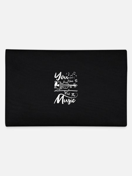 You have to feel the music violinist - Pencil Case - black - Back