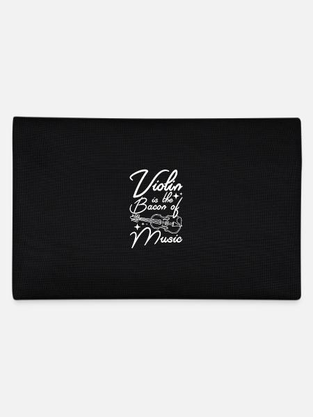 Violin is the bacon of music - Federtasche - Schwarz - Hinten