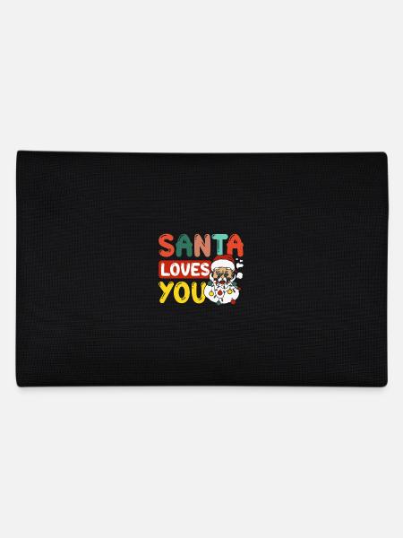 Le père Noël groovy t’aime - Trousse - noir - Dos