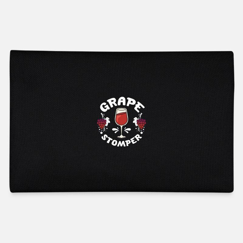 Wine making grape stomper Federtasche