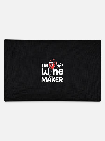 Wine making the wine maker - Pencil Case - black - Back