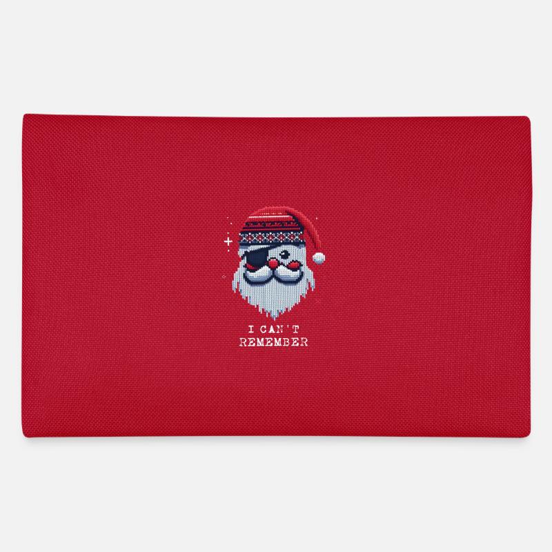 Santa Claus with Eye Patch Knitting Pattern Pencil Case