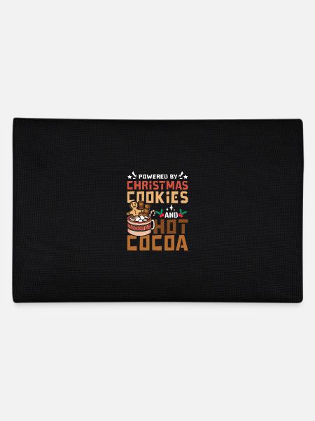 Powered by christmas cookies and hot cocoa - Federtasche - Schwarz - Hinten