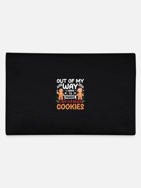À l’écart, je dois faire des biscuits de Noël - Trousse - noir - Dos