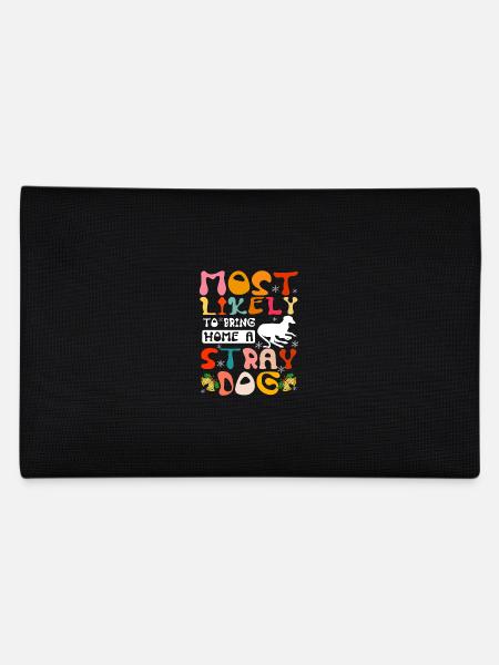 Most likely to bring home a stray dog - Federtasche - Schwarz - Hinten