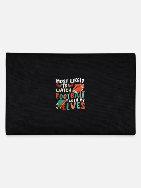 Le plus susceptible de regarder le football avec mes lutins - Trousse - noir - Dos