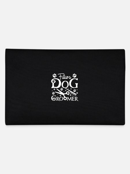 Future dog pet groomer - Federtasche - Schwarz - Hinten