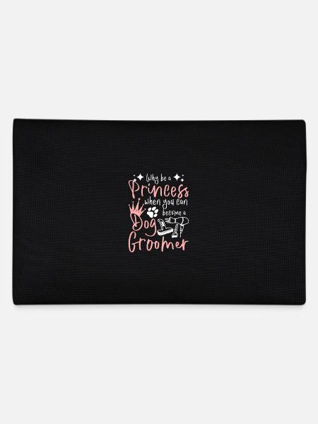 Why be princess when you can be a pet dog groomer - Federtasche - Schwarz - Hinten