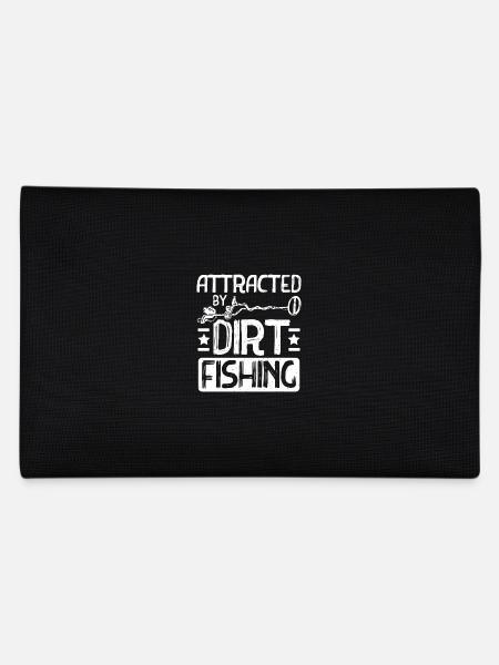 Attracted by dirty fishing - Pencil Case - black - Back