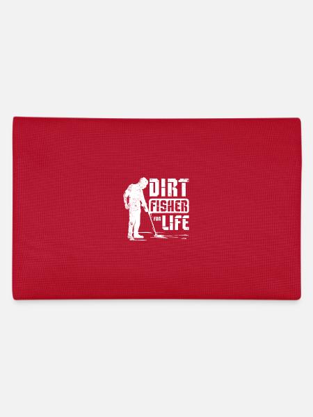 Dirty fishing for life - Pencil Case - red - Back