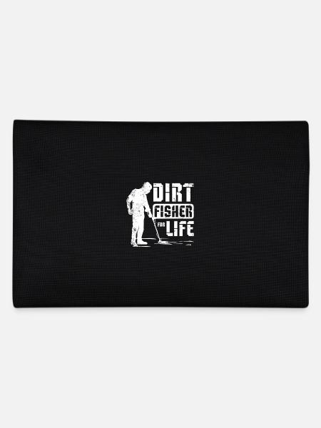 Dirty fishing for life - Pencil Case - black - Back