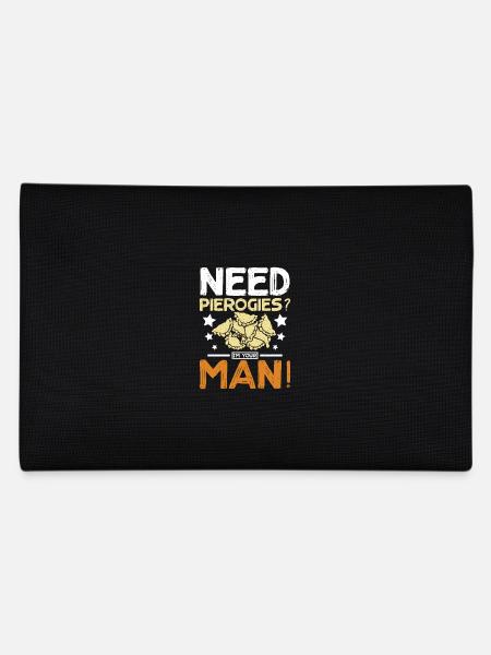 Pierogi making, Need pierogi? I'm your man! - Pencil Case - black - Back