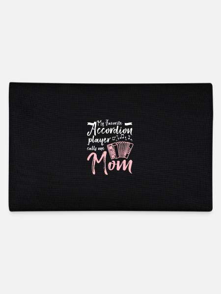Maman Mon accordéoniste préféré m’appelle maman - Trousse - noir - Dos