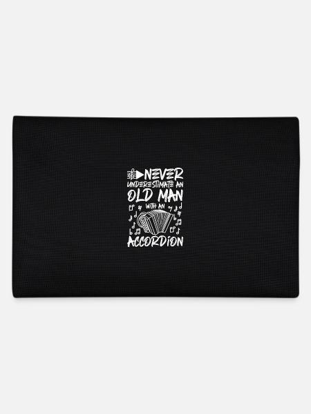 Ne sous-estimez jamais un vieil homme avec un accordéon - Trousse - noir - Dos