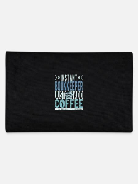 Instant Bookkeeper Just Add Coffee - Pencil Case - black - Back