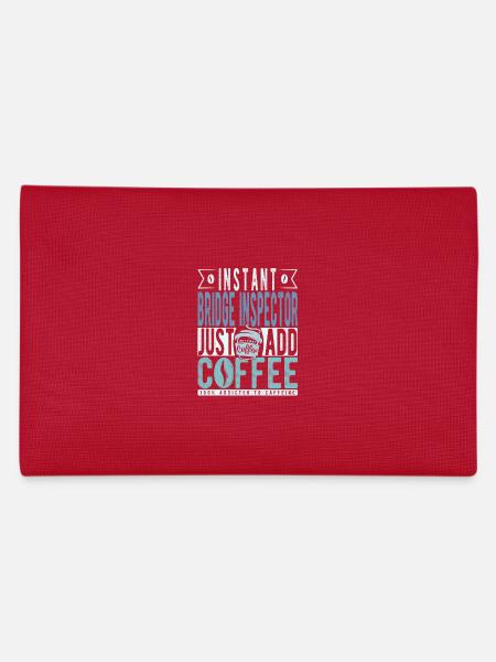 Instant Bridge Inspector Just Add Coffee - Pencil Case - red - Back