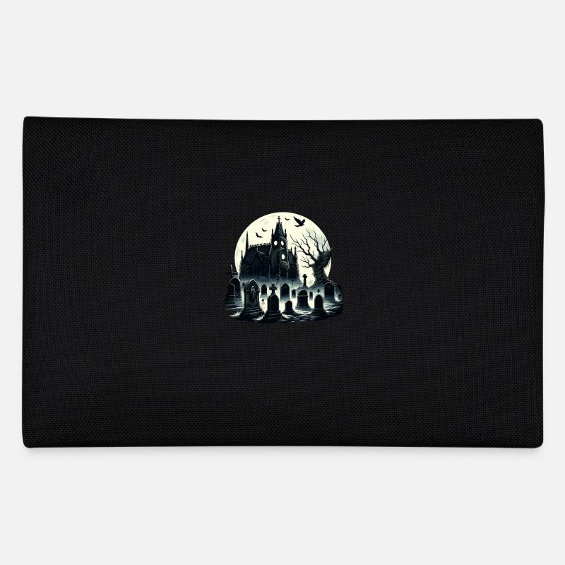 Enigmatic Gothic Cemetery: Misty Moonlight Pencil Case