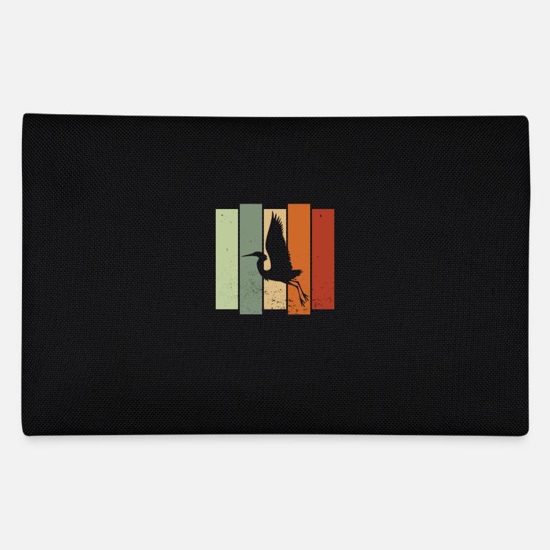 Heron Retro Birdwatching Bird Watcher Pencil Case