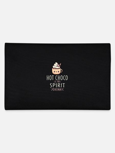 Warm Delight For Cold Nights Hot Chocolate - Pencil Case - black - Back
