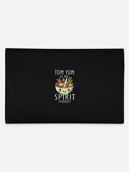 Tom Yum Soup Enthusiasts Delight - Unique Thai - Pencil Case - black - Back