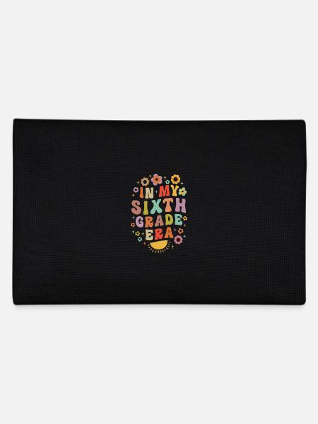 In My Sixth Grade Era 6th Grade Groovy Vintage - Pencil Case - black - Back