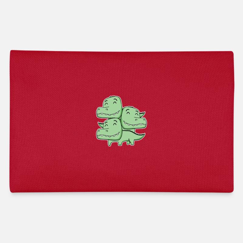 Korkodil Motiv Federtasche