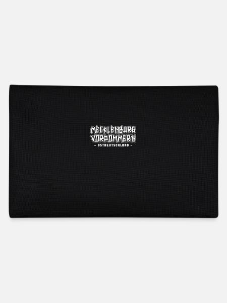 Meckpomm, Mecklenburg-Western Pomerania, - Pencil Case - black - Back