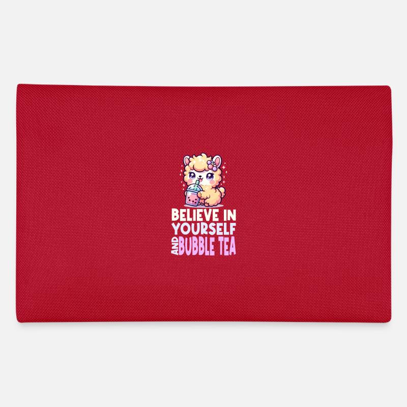 Kawaii Lama Bubble Tea Boba Asiatisch inspiriertes Design Federtasche