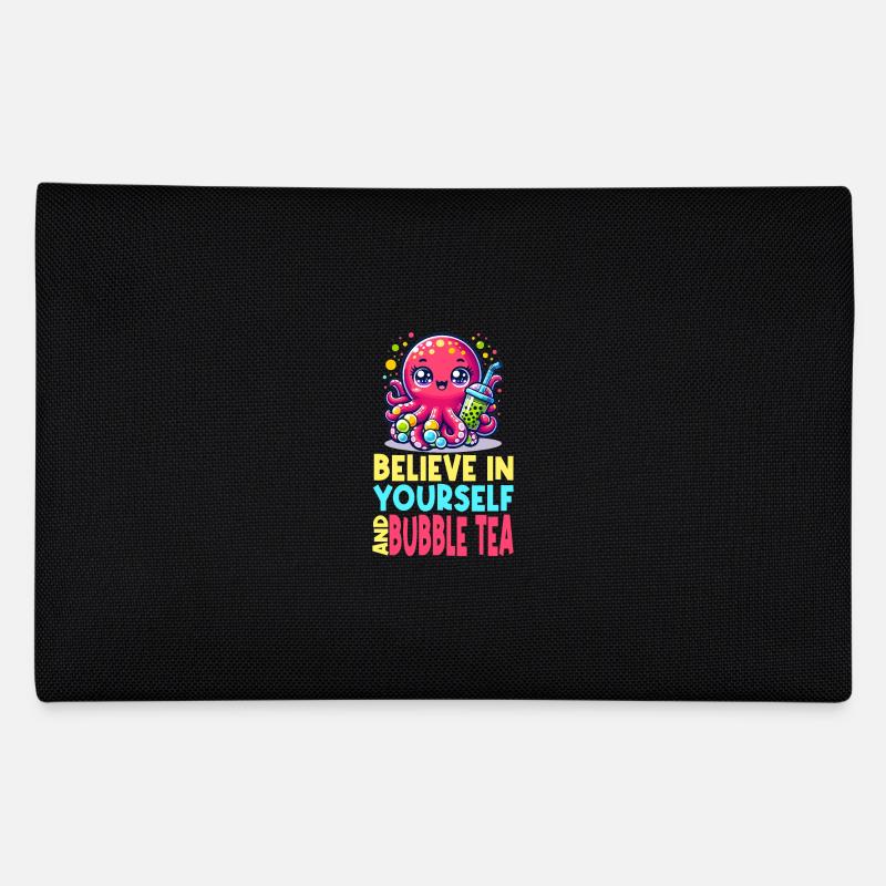 Kawaii Octopus Bubble Tea Believe In Yourself Pencil Case