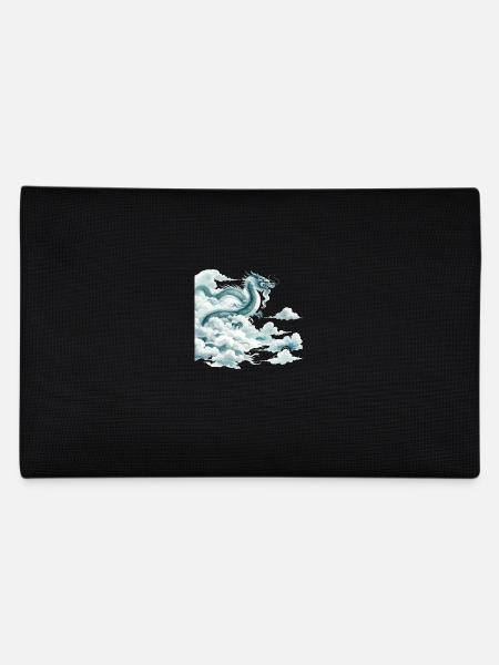 Dragon Nuage Dragon Chinois Art de l’Aquarelle - Trousse - noir - Dos