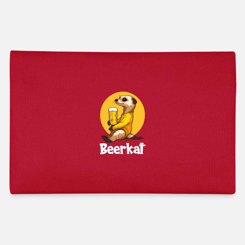 Erdmännchen Trinkt Bier Meerkat Beerkat Federtasche