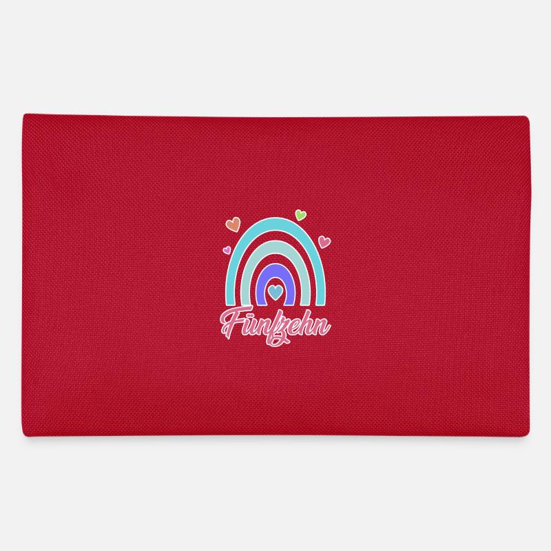 15. Geburtstag Regenbogen Vintage Federtasche