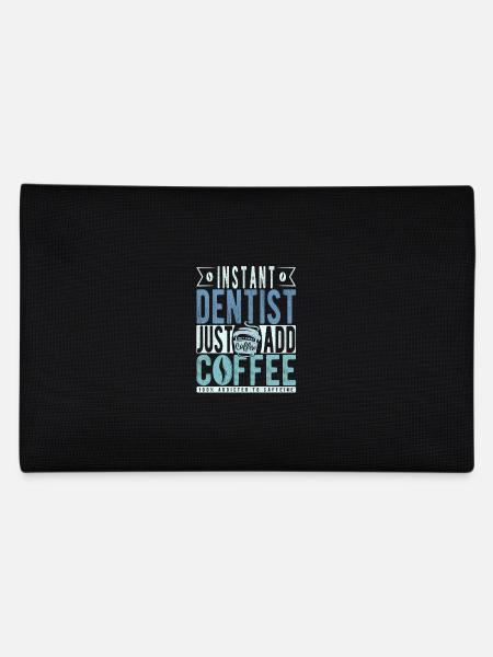 Instant Dentist Just Add Coffee - Pencil Case - black - Back