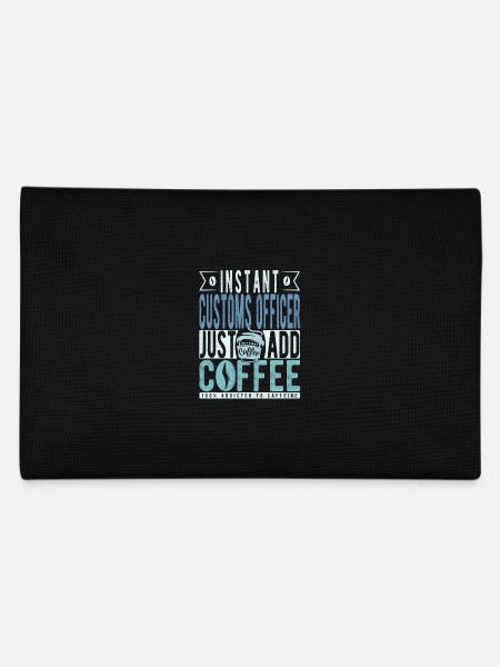 Instant-Zollbeamter einfach Kaffee hinzufügen - Federtasche - Schwarz - Hinten