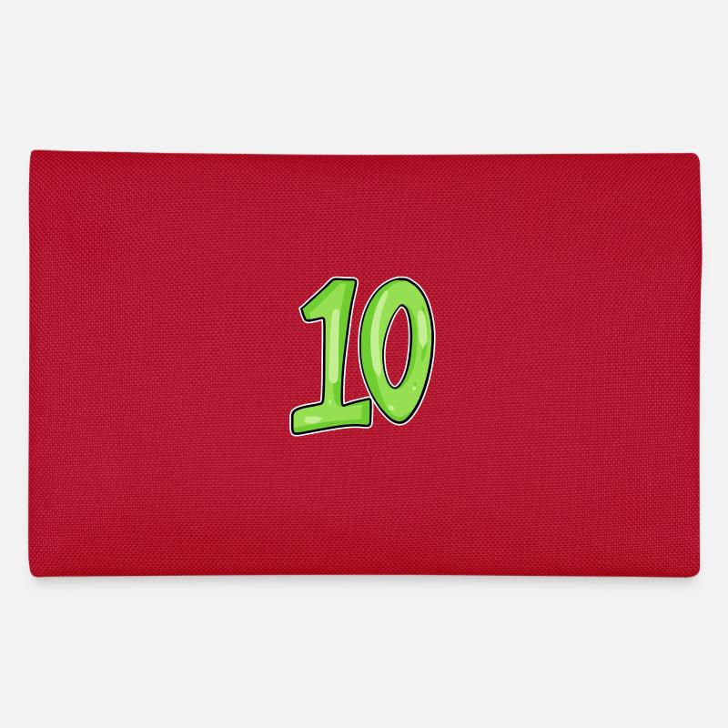 Zehn 10 Nummer Zahl Federtasche