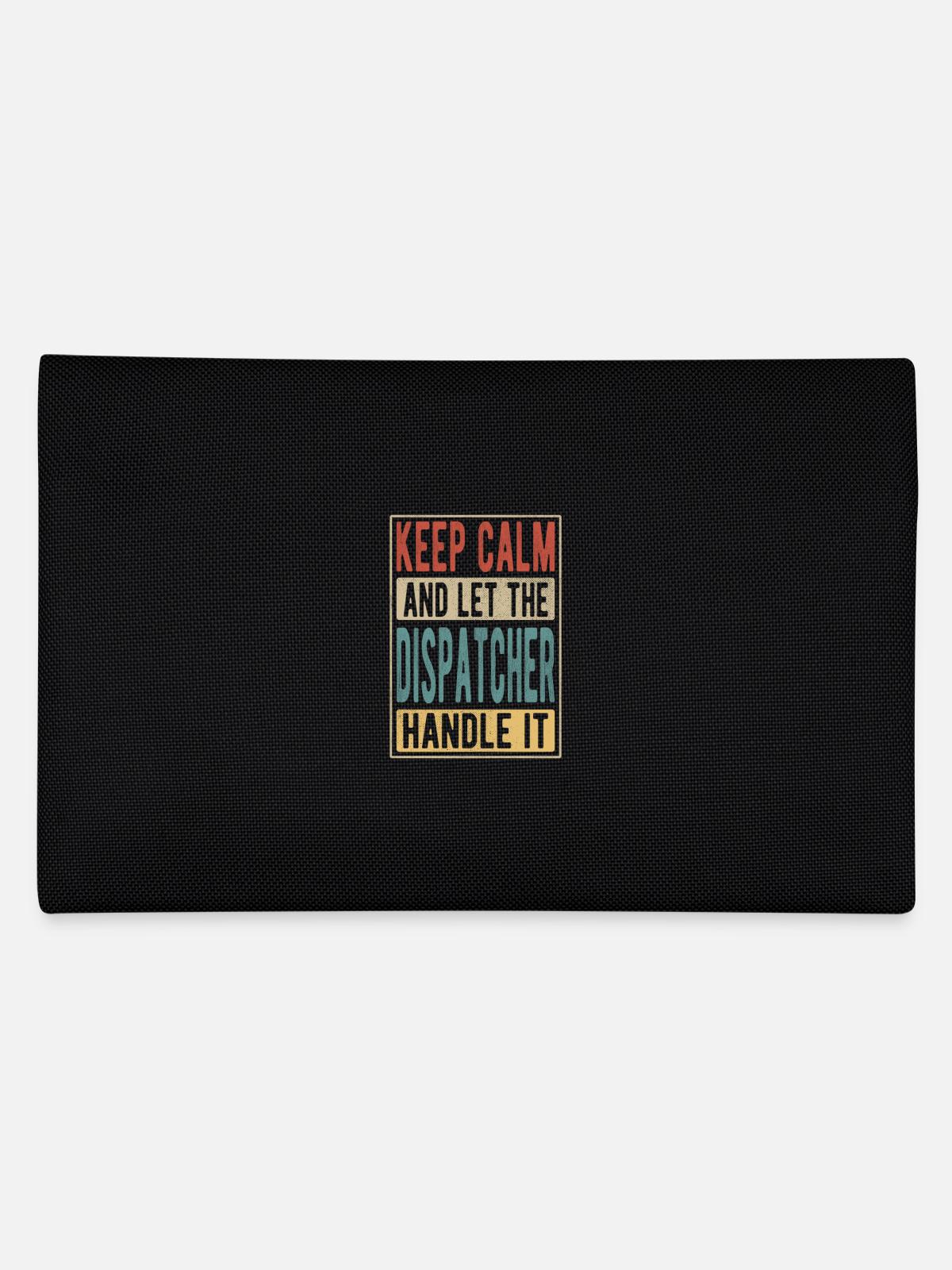 Dispatcher Retro Gift - Pencil Case - black - Back