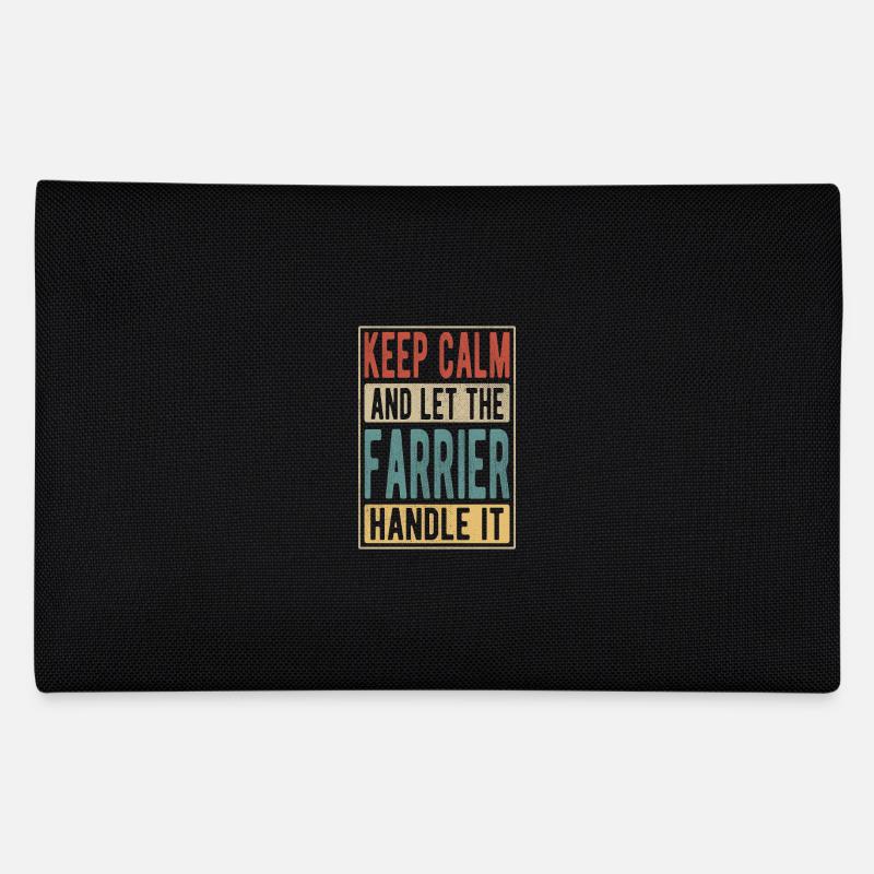 Hufschmied Retro Geschenk Federtasche
