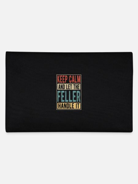 Feller Retro Geschenk - Federtasche - Schwarz - Hinten