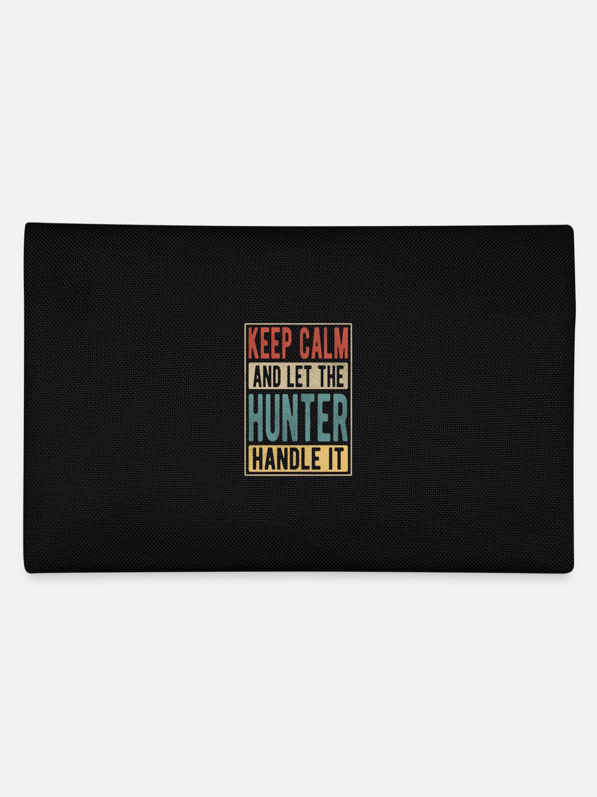 Hunter Retro Gift - Pencil Case - black - Back