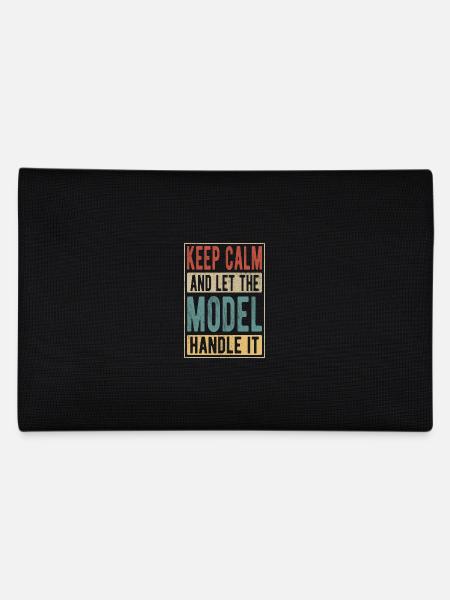 Modell Retro Geschenk - Federtasche - Schwarz - Hinten