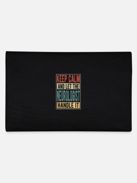 Neurologe Retro Geschenk - Federtasche - Schwarz - Hinten