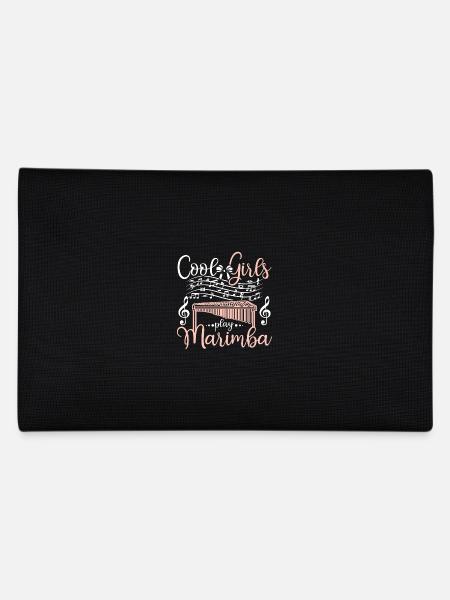 Cool girls play marimba - Federtasche - Schwarz - Hinten