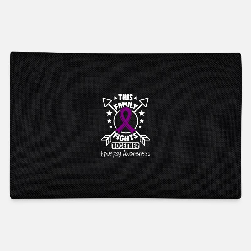 This family fights together, epilepsy awareness Federtasche
