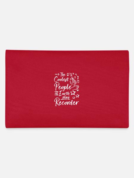 Les gens les plus cool de la planète jouent de la flûte à bec - Trousse - rouge - Dos