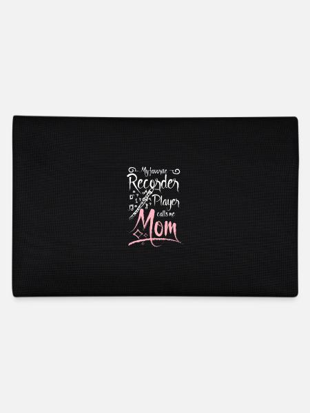 Mon flûte à bec préférée m’appelle maman - Trousse - noir - Dos