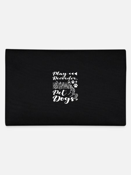 Jouer à la flûte à bec pour chiens de compagnie - Trousse - noir - Dos