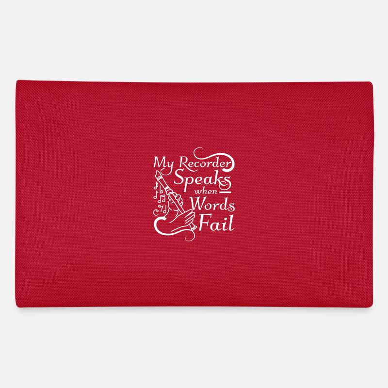 My recorder speaks when words fail Federtasche