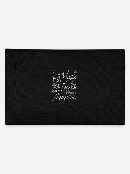 Je suis professeur de musique, quel est votre superpouvoir - Trousse - noir - Dos